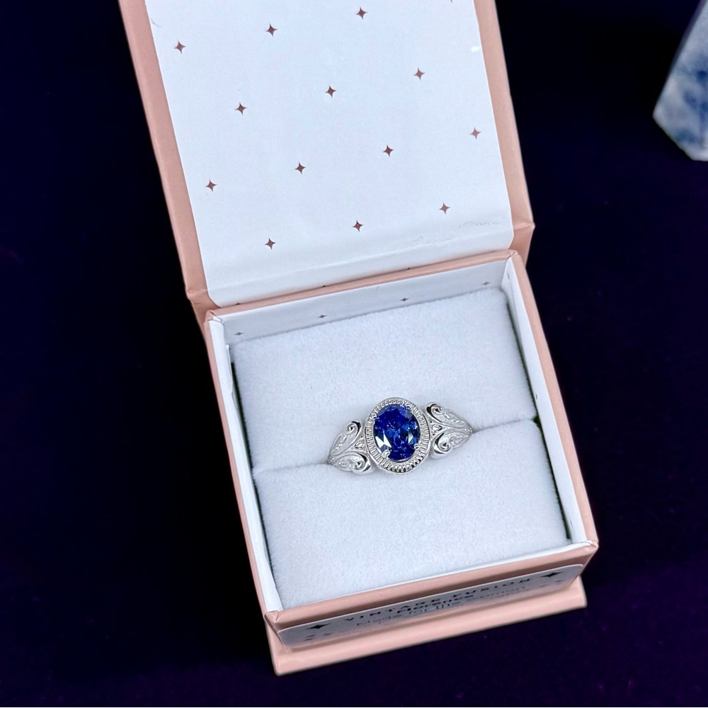 NIB Ryze Party Jewelry Vintage Fusion Ring “Florence” .925 Sterling Silver Sz 9